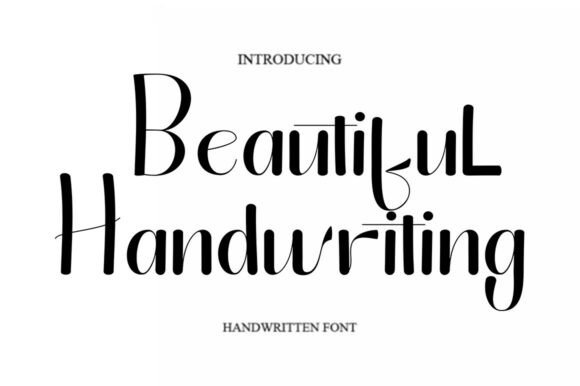 Beautiful Handwriting: A Playful Font for Creative Projects