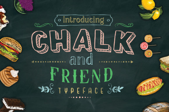 Chalk and Friend: A Cool and Versatile Display Font