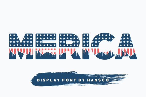 Merica: A Patriotic Display Font for Your Designs