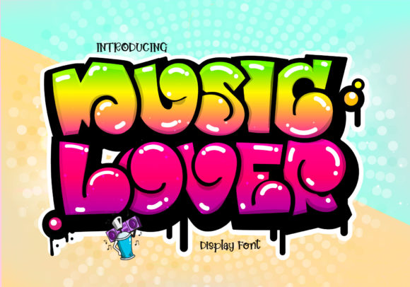 Music Lover: A Chunky Graffiti Font for Creative Ideas