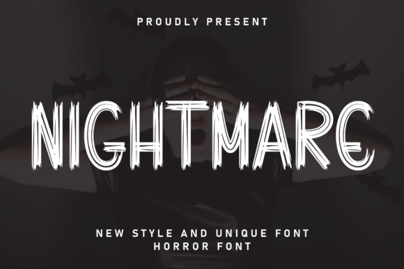 Nightmare Font: A Lively Display Typeface for Creative Projects