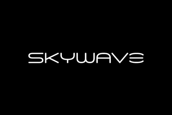 Skywave: Your Next Favorite Cool and Techno Display Font