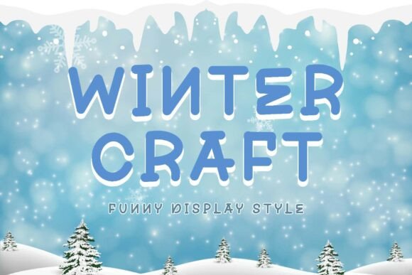 Winter Craft: A Fun and Festive Typeface for Seasonal Designs